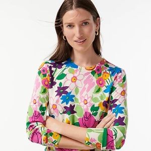 NWT Margot sweater in vibrant garden print
